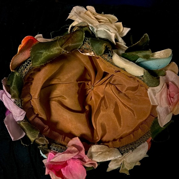 VTG 50s/60s Amy’s, New York floral hat - Picture 3 of 10